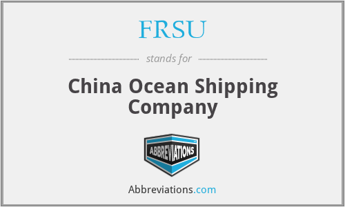 FRSU - China Ocean Shipping Company