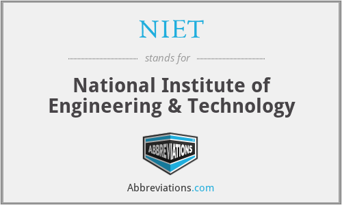 NIET - National Institute of Engineering & Technology