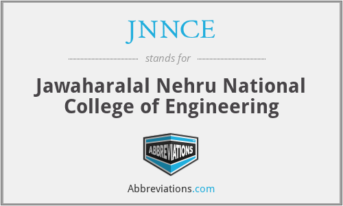 JNNCE - Jawaharalal Nehru National College of Engineering