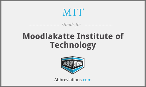 MIT - Moodlakatte Institute of Technology