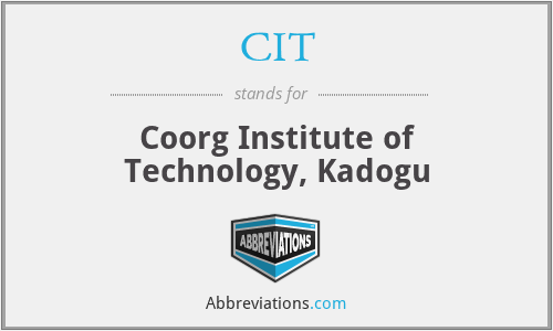CIT - Coorg Institute of Technology, Kadogu
