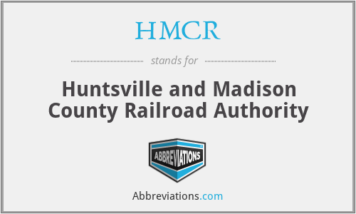 HMCR - Huntsville and Madison County Railroad Authority