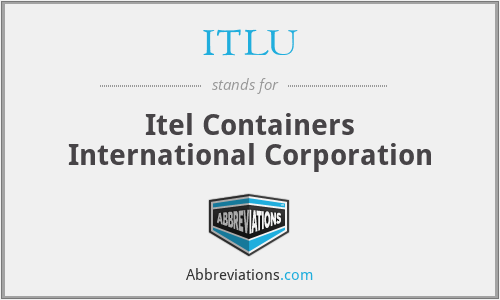 ITLU - Itel Containers International Corporation