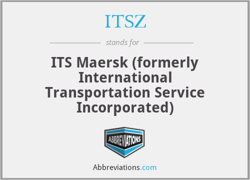 ITSZ - ITS Maersk (formerly International Transportation Service Incorporated)
