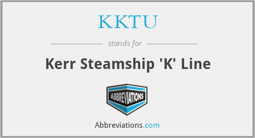 KKTU - Kerr Steamship 'K' Line