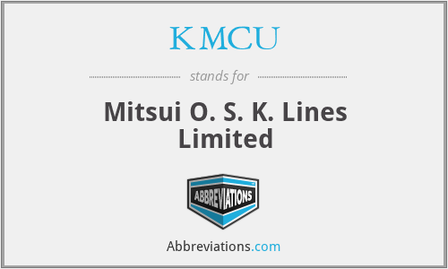 KMCU - Mitsui O. S. K. Lines Limited