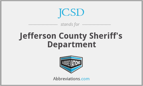 JCSD - Jefferson County Sheriff's Department