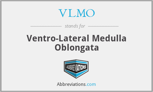 VLMO - Ventro-Lateral Medulla Oblongata
