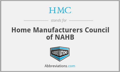 HMC - Home Manufacturers Council of NAHB