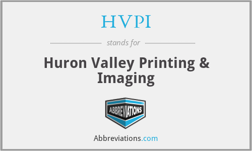 HVPI - Huron Valley Printing & Imaging