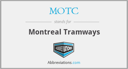 MOTC - Montreal Tramways