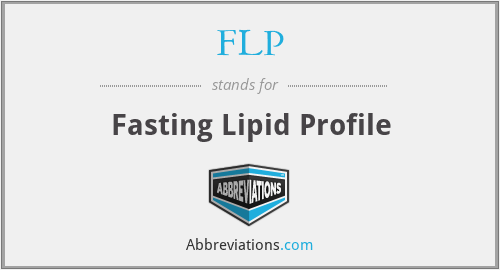 FLP - Fasting Lipid Profile