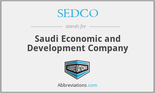 SEDCO - Saudi Economic and Development Company