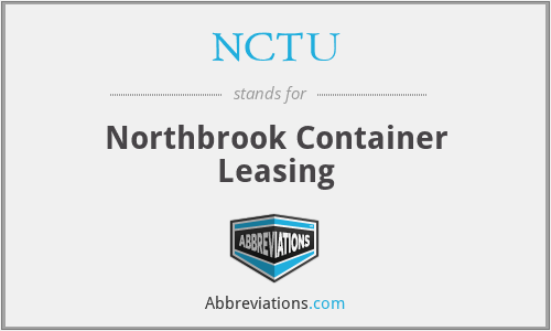NCTU - Northbrook Container Leasing