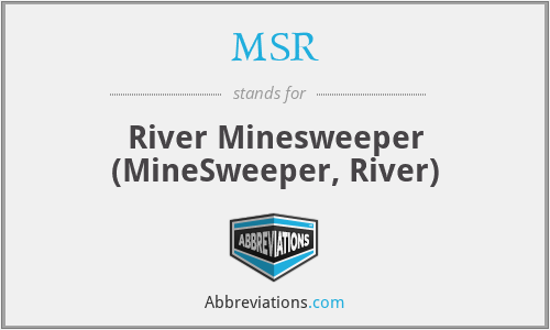 MSR - River Minesweeper (MineSweeper, River)