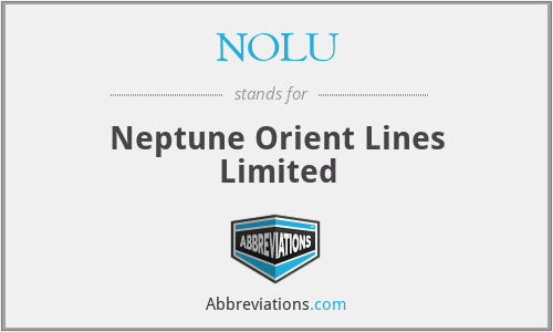 NOLU - Neptune Orient Lines Limited
