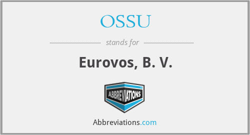 OSSU - Eurovos, B. V.