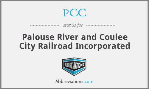 PCC - Palouse River and Coulee City Railroad Incorporated