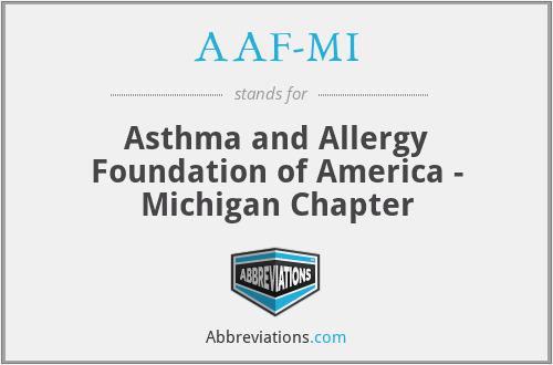 AAF-MI - Asthma and Allergy Foundation of America - Michigan Chapter