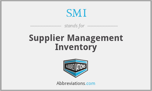 SMI - Supplier Management Inventory