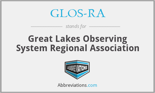 GLOS-RA - Great Lakes Observing System Regional Association