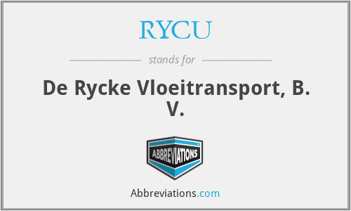 RYCU - De Rycke Vloeitransport, B. V.