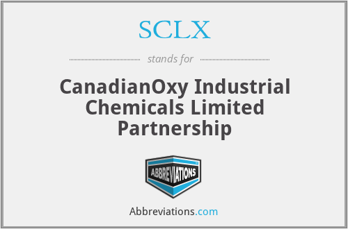 SCLX - CanadianOxy Industrial Chemicals Limited Partnership
