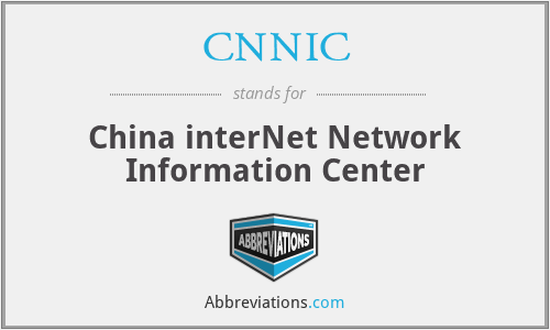 CNNIC - China interNet Network Information Center