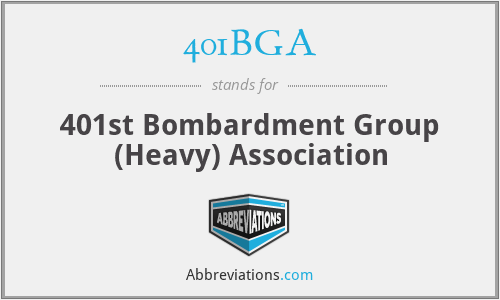 401BGA - 401st Bombardment Group (Heavy) Association