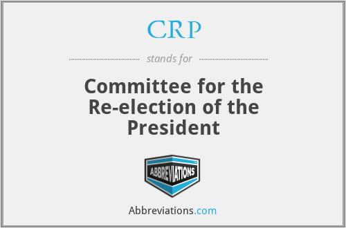 CRP - Committee for the Re-election of the President