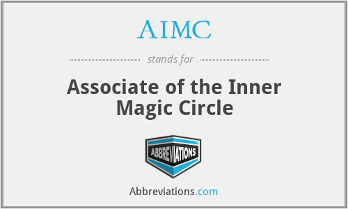 AIMC - Associate of the Inner Magic Circle