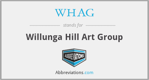 WHAG - Willunga Hill Art Group