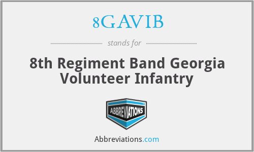 8GAVIB - 8th Regiment Band Georgia Volunteer Infantry