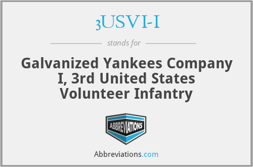 3USVI-I - Galvanized Yankees Company I, 3rd United States Volunteer Infantry