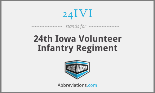 24IVI - 24th Iowa Volunteer Infantry Regiment