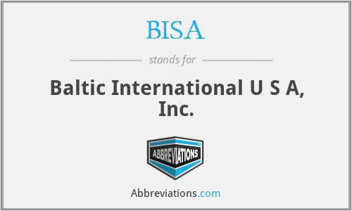 BISA - Baltic International U S A, Inc.