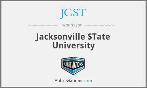 JCST - Jacksonville STate University