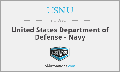 USNU - United States Department of Defense - Navy