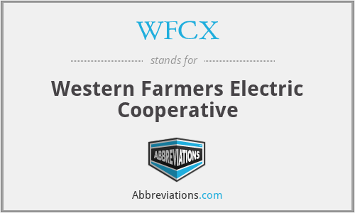 WFCX - Western Farmers Electric Cooperative