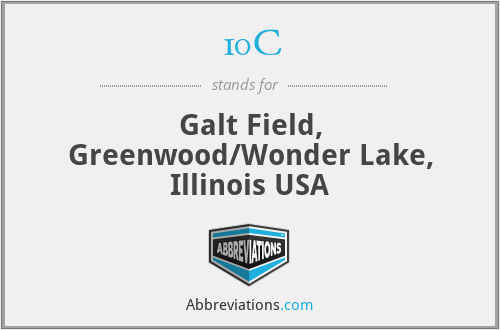 10C - Galt Field, Greenwood/Wonder Lake, Illinois USA