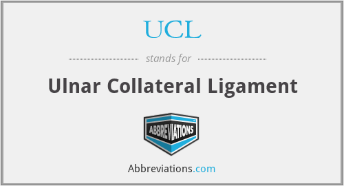 UCL - Ulnar Collateral Ligament