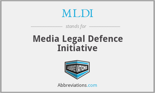 MLDI - Media Legal Defence Initiative
