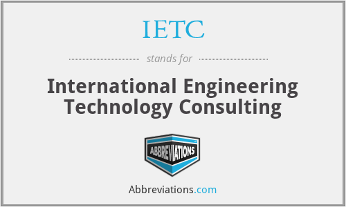 IETC - International Engineering Technology Consulting