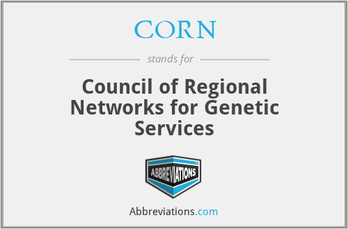 CORN - Council of Regional Networks for Genetic Services