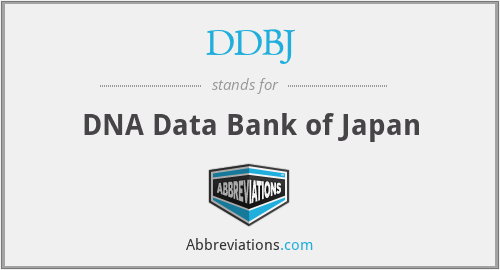 DDBJ - DNA Data Bank of Japan