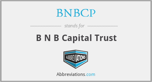 BNBCP - B N B Capital Trust