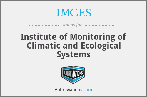 IMCES - Institute of Monitoring of Climatic and Ecological Systems