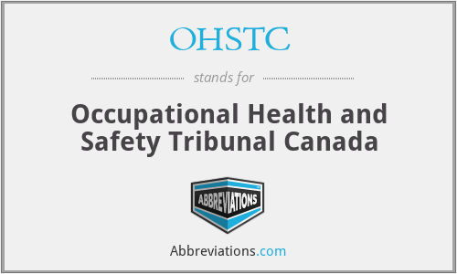 OHSTC - Occupational Health and Safety Tribunal Canada