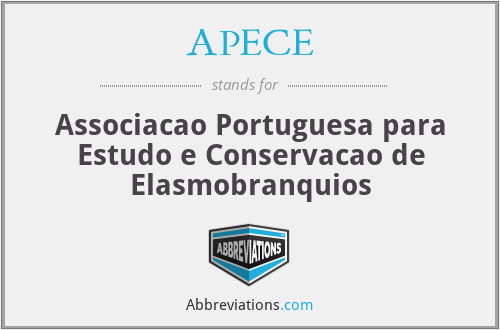 APECE - Associacao Portuguesa para Estudo e Conservacao de Elasmobranquios