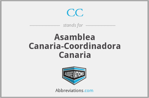CC - Asamblea Canaria-Coordinadora Canaria